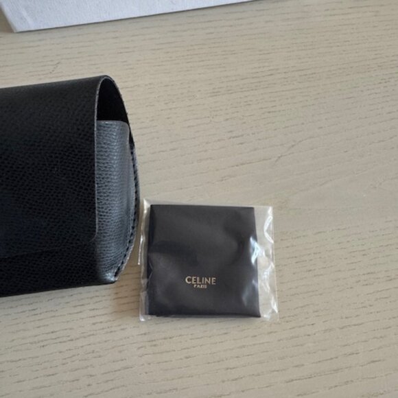 Celine Triomphe Oval Sunglasses in Havana - Picture 3 of 5